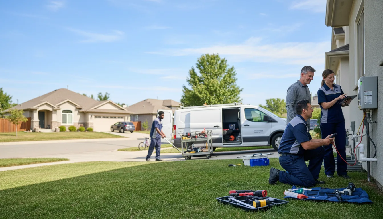Tankless water heater service in Big Lake, MN